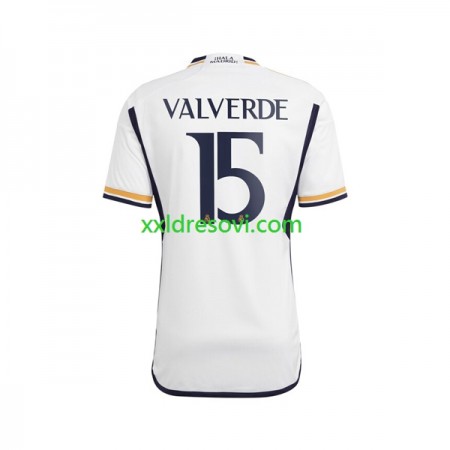 Real Madrid Federico Valverde 15 Domaći Nogometni Dres 2023-2024